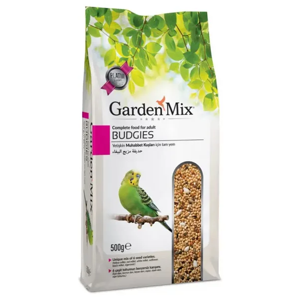 Gardenmix Platin Meyveli 500 gr Muhabbet Kuşu Yemi