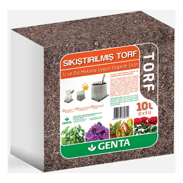 Genta Sıkıştırılmış Torf Cocopeat 10 lt