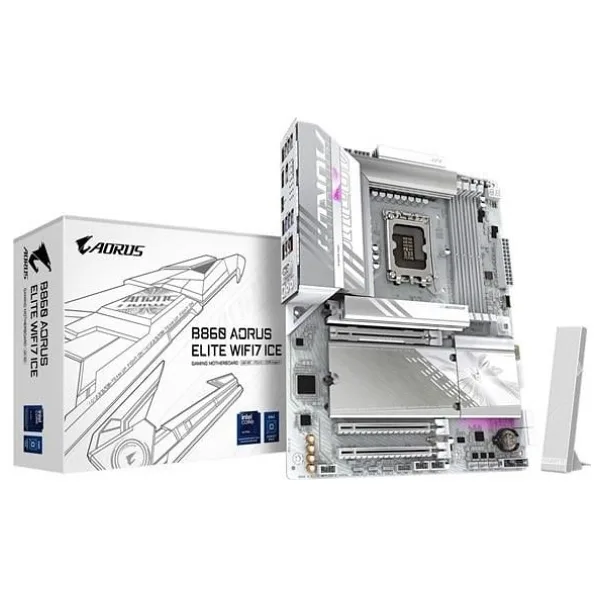 Gigabyte B860 Aorus Elite WIFI7 Ice Intel LGA1851 DDR5 ATX Anakart