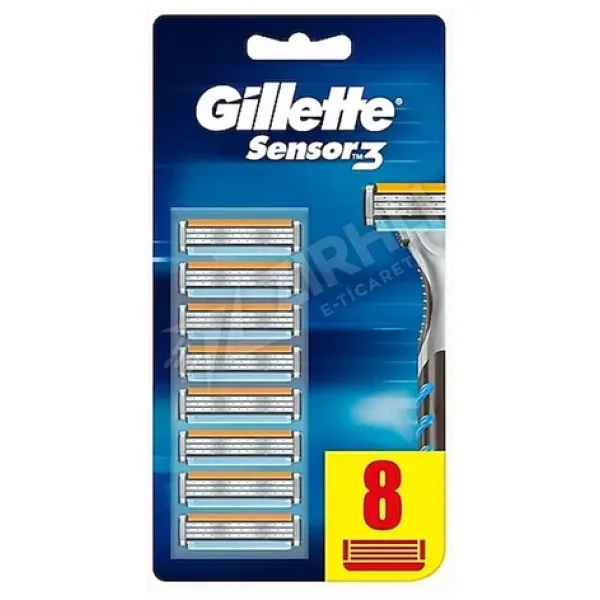 Gillette Sensor 3 Plus Comfort Yedek Bıçak 8li-2 Adet - Diğer