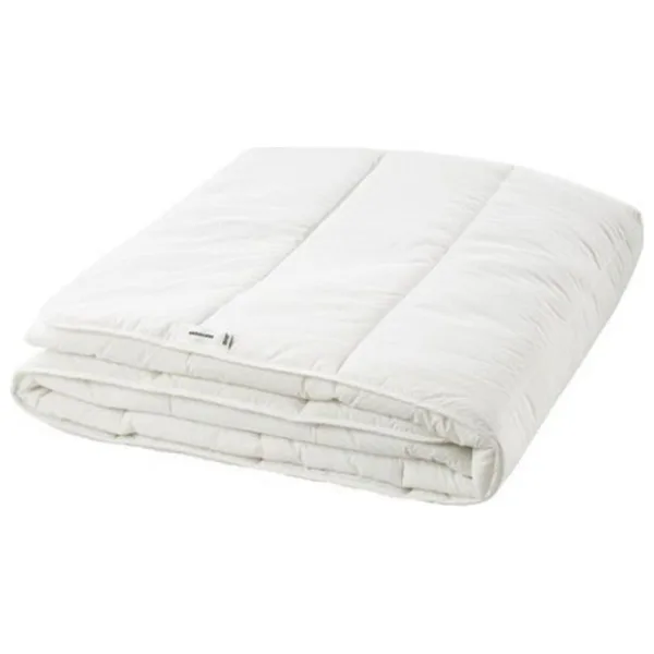 IKEA Çift Kişilik Yazlık Yorgan, Beyaz Renk 240 x 220 cm Meridyendukkan Dolgu Oyuklu Lif - Altın