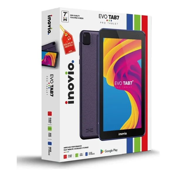İNOVİO EVO TAB 7 3GB RAM 32GB HAFIZA 7 İNÇ