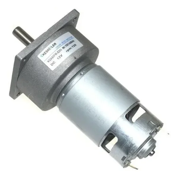 KGA-60 12V 110Rpm Redüktörlü Dc Motor