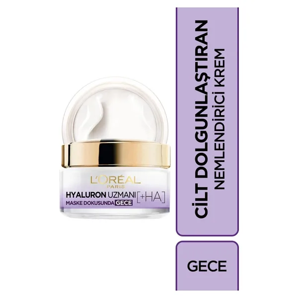 L'oreal Paris Hyaluron Uzmanı Cilt Dolgunlaştıran Nemlendirici Gece Kremi 50 Ml