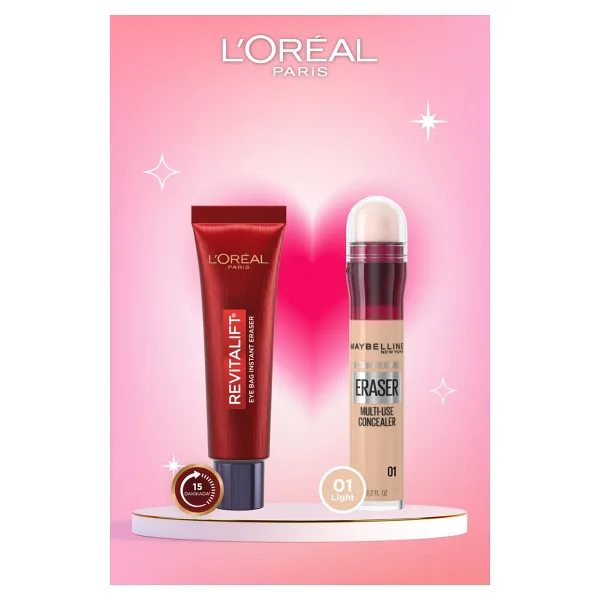 L'Oreal Paris L'oreal Paris Revitalift Lazer Eyebag Göz Altı Torbalarına Karşı Göz Kremi + Instant Anti Age Eraser 01 Light
