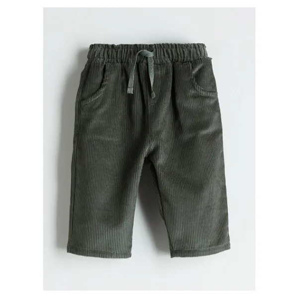 Lc Waikiki Yeni Sezon Beli Lastikli Erkek Bebek Pantolon - Yeşil - 1 - 3 Ay