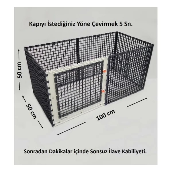 Leganest 100cm X 50cm X 50cm Ultra Sağlam Kedi, Köpek, Tavşan Çiti