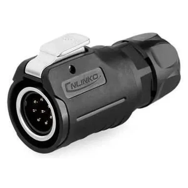 LP-16-C08PE-01-001 8-Pin Su Geçirmez Konnektör - Erkek