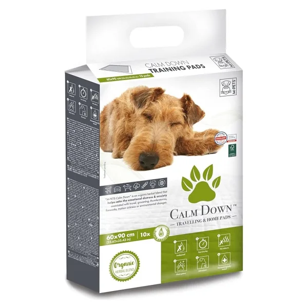 M-Pets Sakinleştirici Etkili 60x90cm 10'lu Yavru Köpek Çiş Pedi