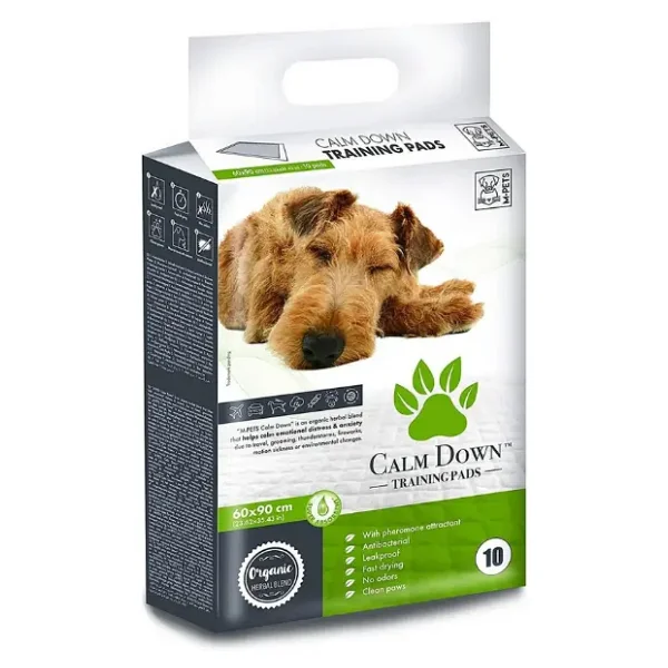 M-Pets Sakinleştirici Etkili 60x90cm 10'lu Yavru Köpek Çiş Pedi