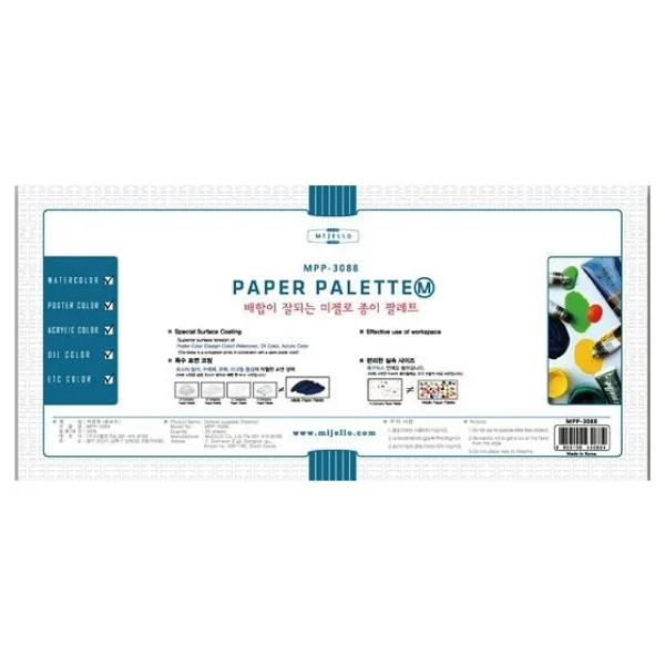 Mission Palet Kağit Medium 370X175 25Li 3088