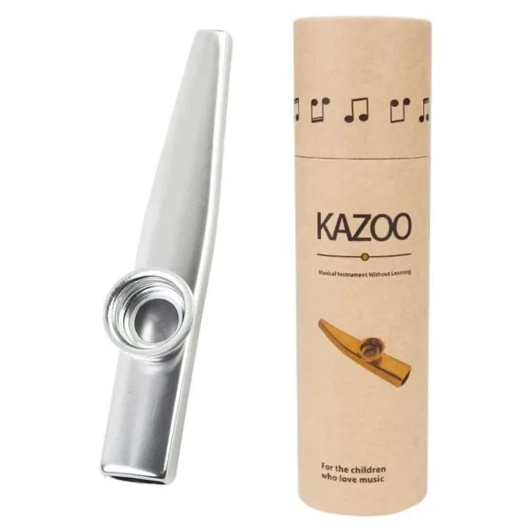 MK-01S Metal Kazoo Kutulu Alüminyum Alaşım Gri