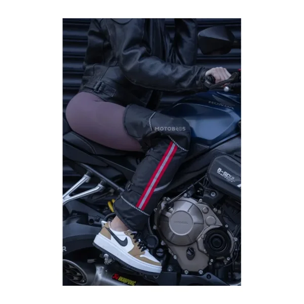 Motobros Motosiklet Kışlık Dizlik Reflektörlü Su Geçirmez Içi Kürk Yünlü