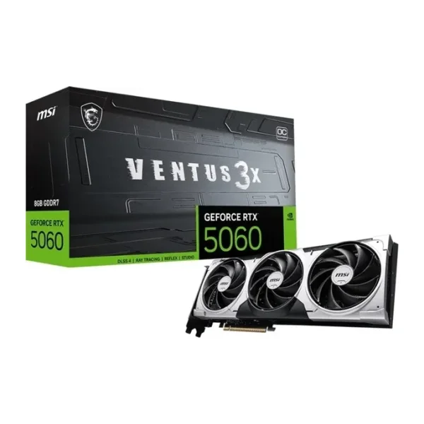 MSI RTX 5060 8G Ventus 3X OC G5060-8V3C 128 Bit GDDR7 8 GB Ekran Kartı