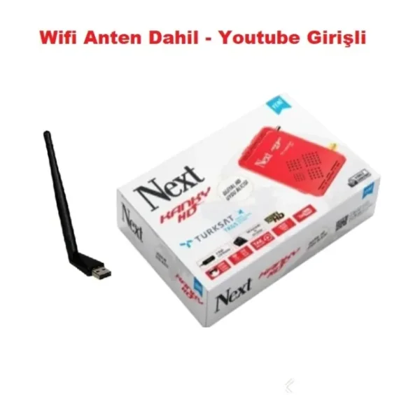 Next Nextstar Full HD Uydu Alıcı Wi-Fi Anten Dahil Youtube Özellikli Tak Çalıştır