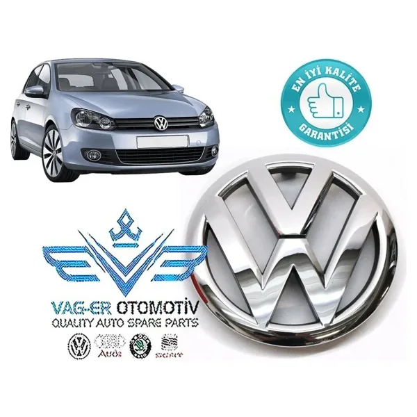 OEM Vw Golf 6 2008-2012 Arası Ön Panjur Arması Logosu 5k0853601f LTS