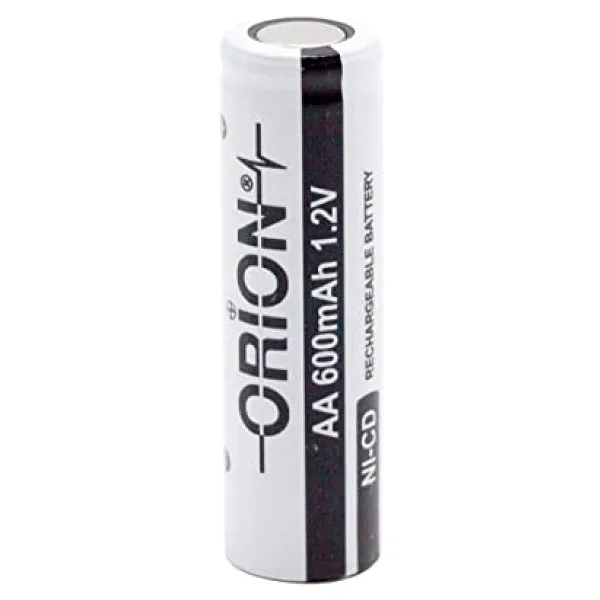 Orion 1.2V Ni-Cd AA 600 mAh Şarj Edilebilir Kalem Pil