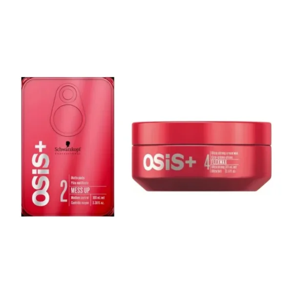 Osis Flex Wax Ultra Güçlü 85 ml+Osis Mess Up Mat Wax