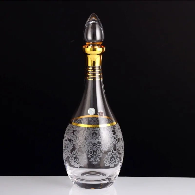 Paşabahçe 90812 Helena Dekoratif Karaf Şişe Altın