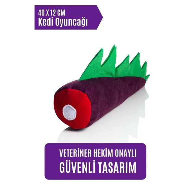 pawdaz Matatabi - Dino (40X12CM) Bol Sesli, Bol Kokulu Kedi Oyuncağı