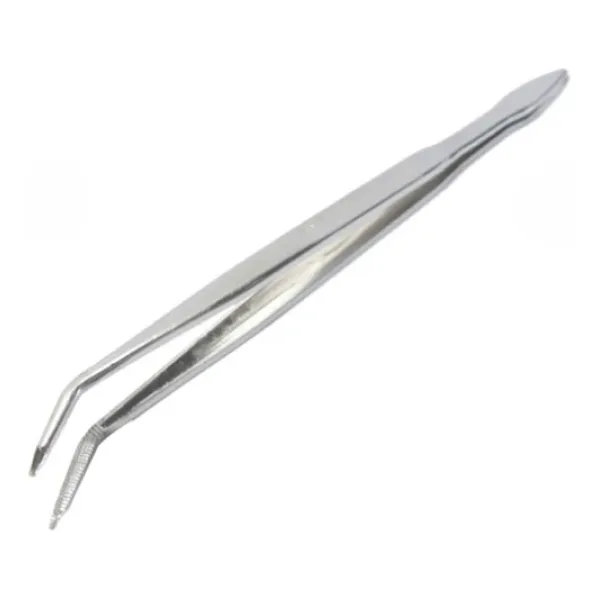 Penset 13 CM Eğri Uçlu Nikel Kaplama