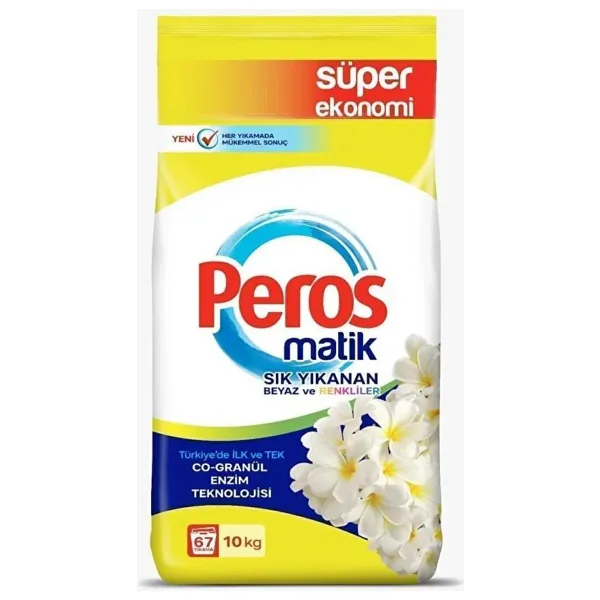 Peros Matik Yasemin Çiçeği 10 kg Toz Deterjan