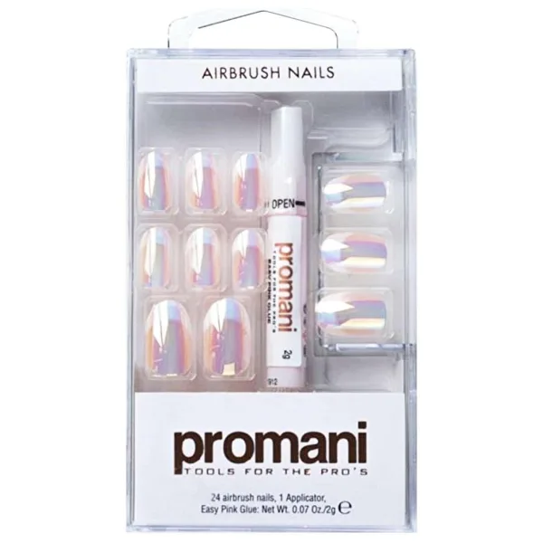 Promani Takma Tırnak Kiti Metalik French PR-5671