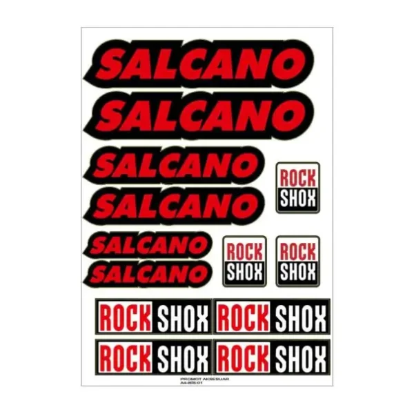 Promot Salcano Bisiklet Kadro Sticker Seti 01
