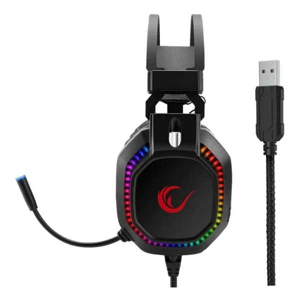 Rampage X-Coral RM-K48 RGB 7.1 USB Kablolu Kulak Üstü Oyuncu Kulaklığı