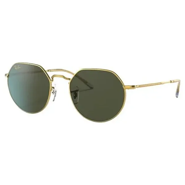 Ray-Ban Jack 3565 919631 Gold-Green Güneş Gözlüğü