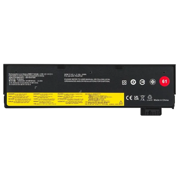 RETRO Lenovo ThinkPad T470, T570 Dış Notebook Bataryası - 3 Cell