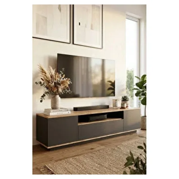 Robin Home Loft TV Ünitesi Televizyon Sehpasi Çam