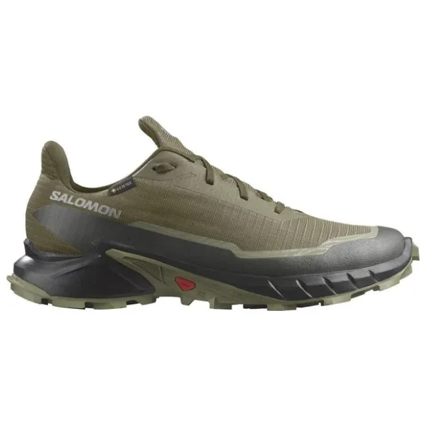 Salomon Alphacross 5 Gore-Tex L47310300 Haki Erkek Koşu Ayakkabısı