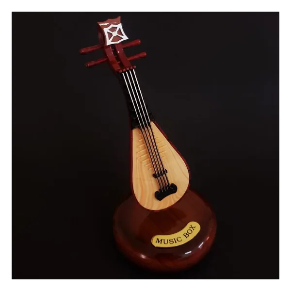 Saz Tasarımlı Dekoratif Müzik Kutusu