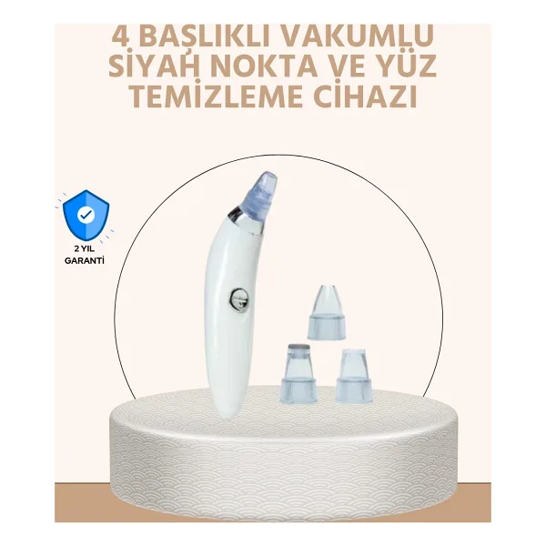Shopwave Güçlü Vakumlu Siyah Nokta Temizleyici - Cilt Pürüzlerini Gideren - Belirtilmemiş