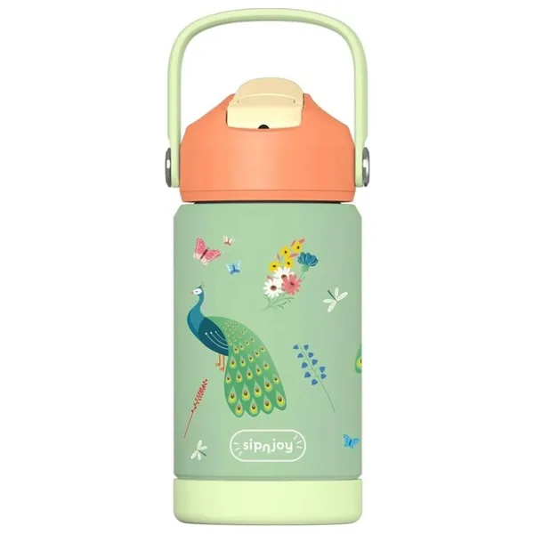 SipnJoy - Flipsip Çocuk Su Termosu 360 ml - Adventure Trails (5 Adet)