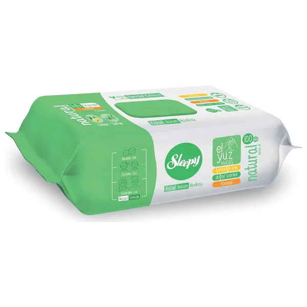 Sleepy Natural 100 Yaprak Kişisel Bakım Havlusu