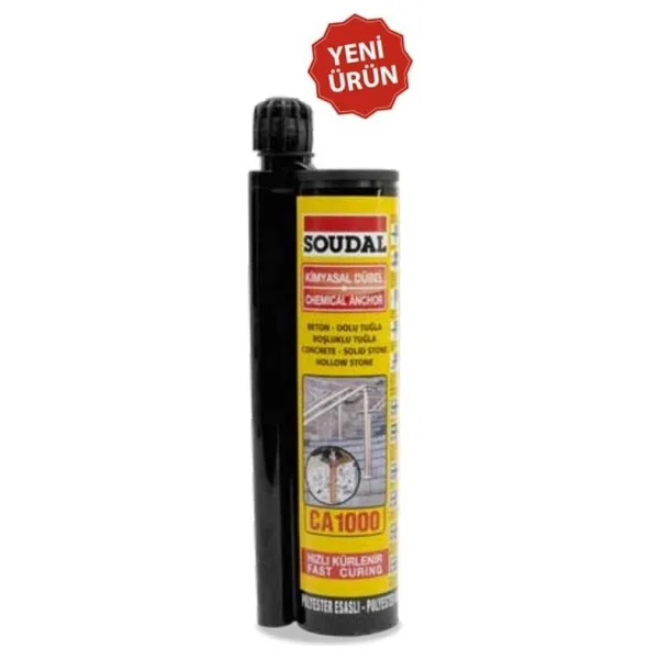 Soudal CA1000 345 ml Polyester Bazlı Kimyasal Dübel