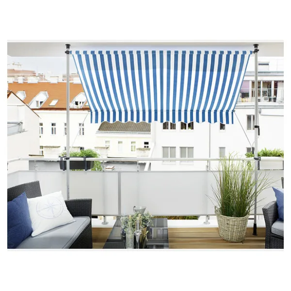 Sunfun Teleskopik Tente Mavi-Beyaz 300x130 cm