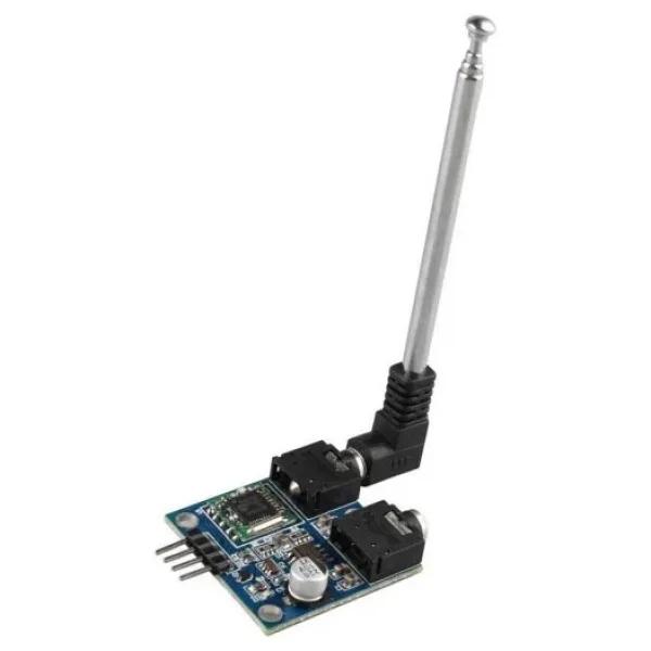TEA5767 FM Stereo Radyo Alıcı Modülü + Anten I2C Dijital Programlanabilir Düşük Güç 76Mhz-108Mhz