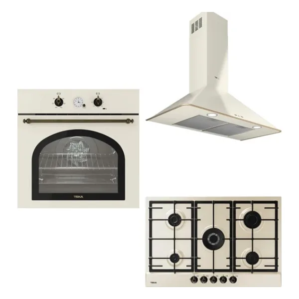 Teka Country Krem Ankastre Set (Hak 627 R Vn-Gsc 75330 Rbc Vn-Dos 90.2 Vn)