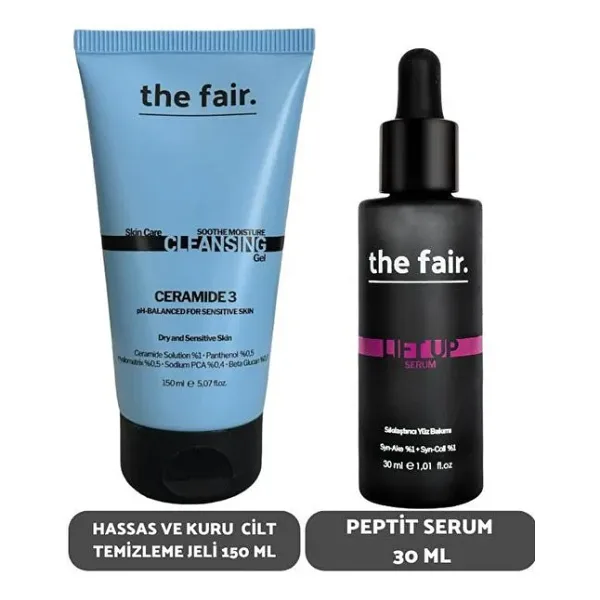 the fair. Hassas ve Kuru Cilt Temizleme Jeli 150 ml ve Peptit Serum Seti 30 ml