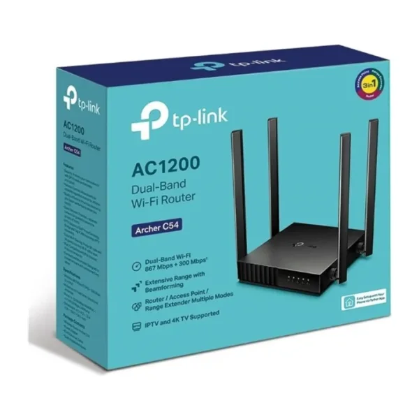TP-Link Archer C54 4 Port 1200 Mbps Router