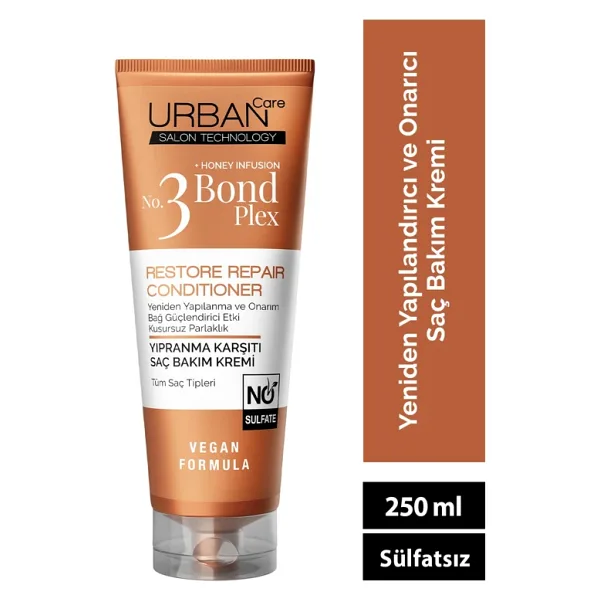 Urban Care Bond Plex No:3 Yıpranma Karşıtı 250 ml Saç Kremi