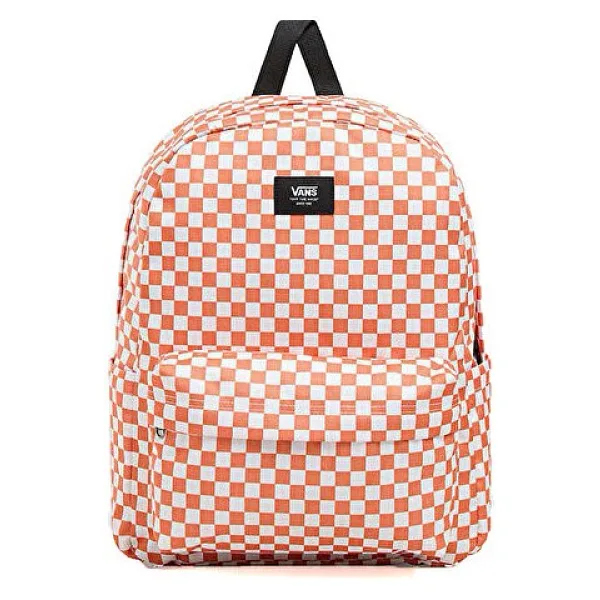 Vans Old Skool Check VN000H4XVVL1 Beyaz-Turuncu Sırt Çantası