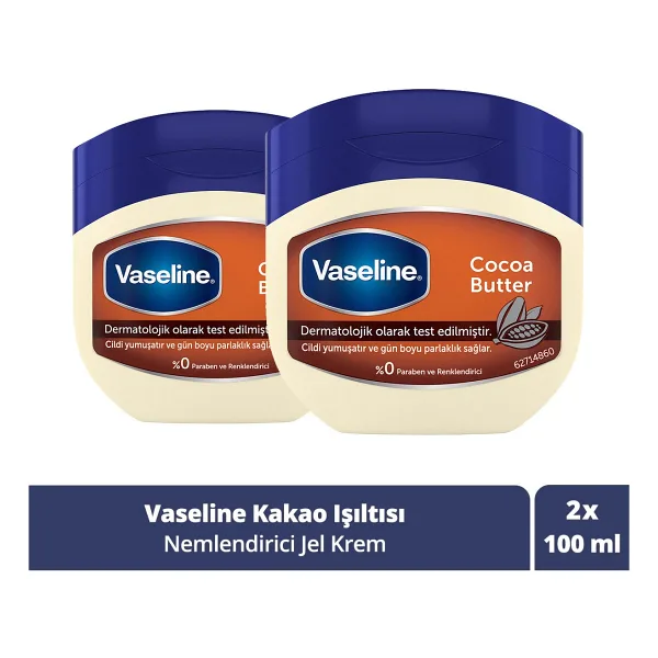 Vaseline Cocoa Butter 100 ml 2 Adet Vazelin