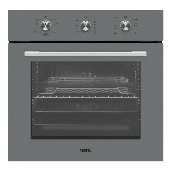 Vestel AF-6682 G-LF Gri Ankastre Fırın
