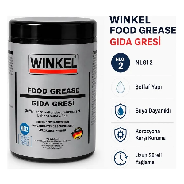 Winkel Genel Amaçlı Gıda Gresi 1Kg
