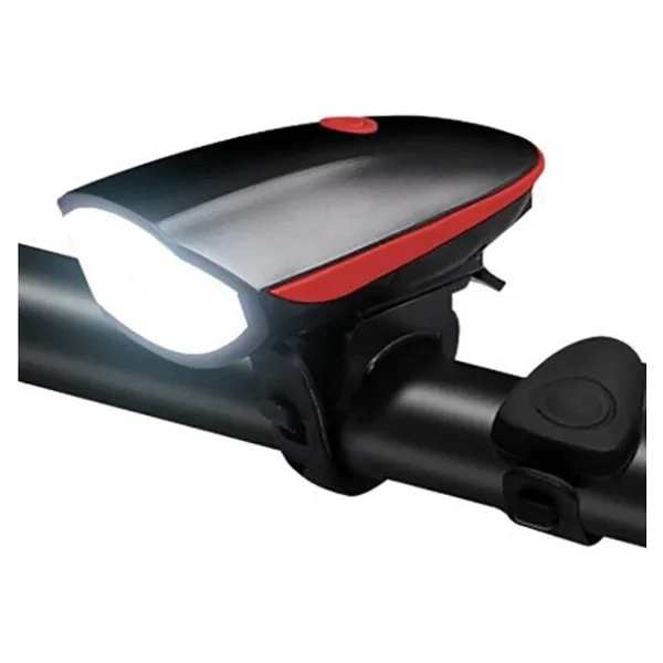 Xml-T6 Led 1200 Mah Su Geçirmez Far Kornalı Bisiklet Feneri