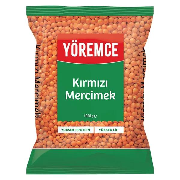 Yöremce Toptane Kırmızı Mercimek 1 kg